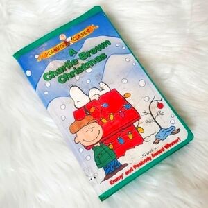Vintage 1996 A Charlie Brown Christmas VHS Tape Movie Clamshell Case Original